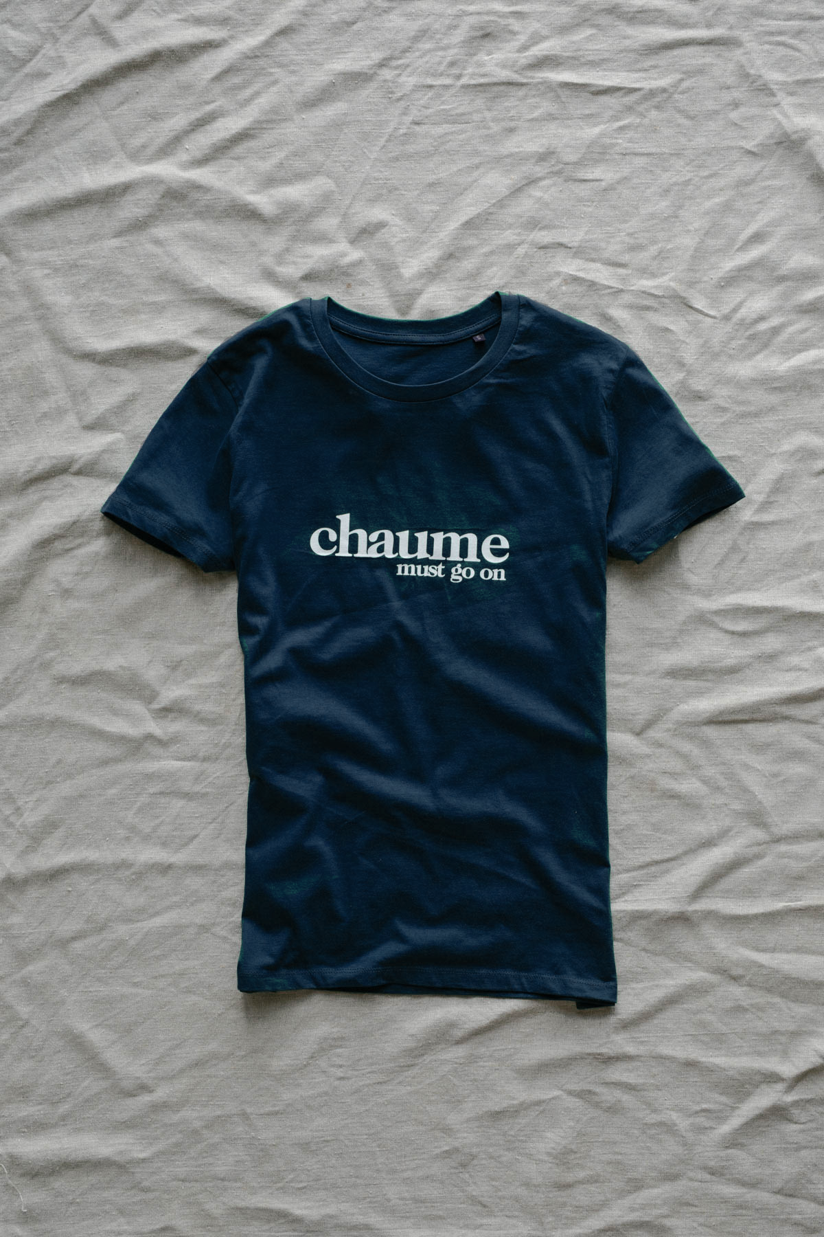 Tee shirt Marine - "Chaume must go on"