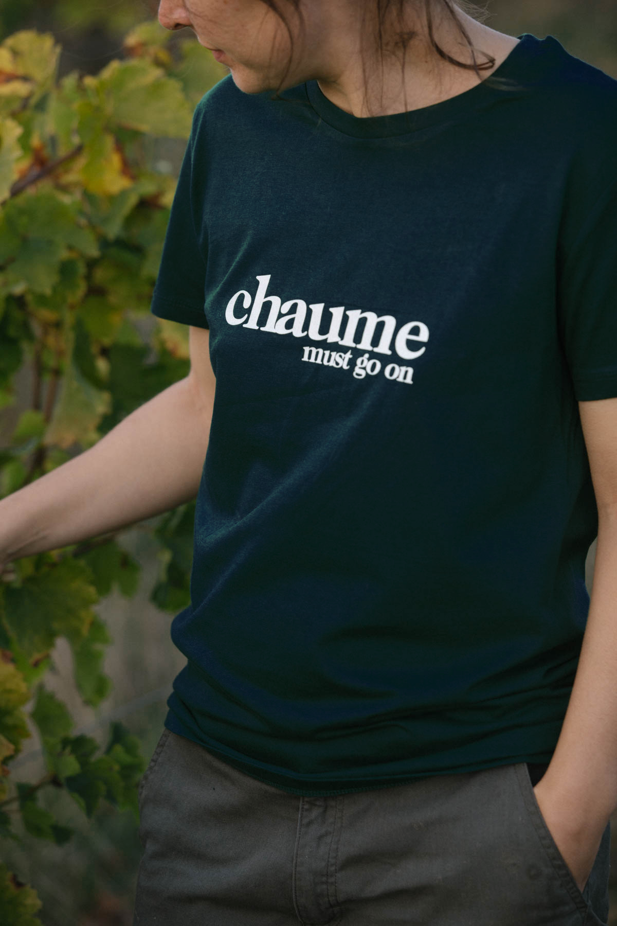 Tee shirt Marine - "Chaume must go on"