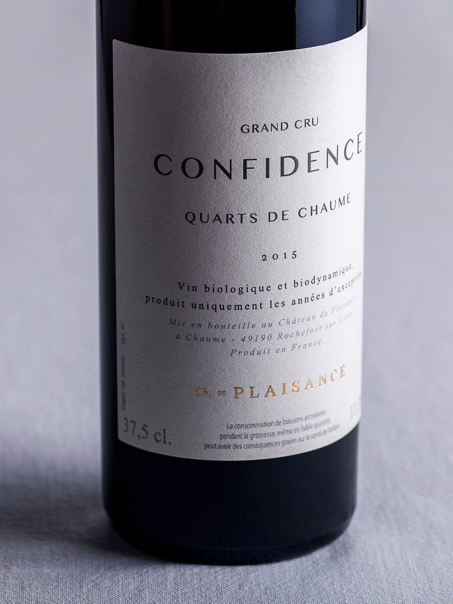 Quarts de Chaume "Confidence" 2015 - 37,5 cl
